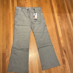 Betabrand basket weave boot cut dress pant / yoga pant XL petite